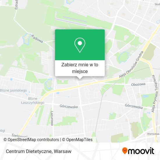 Mapa Centrum Dietetyczne