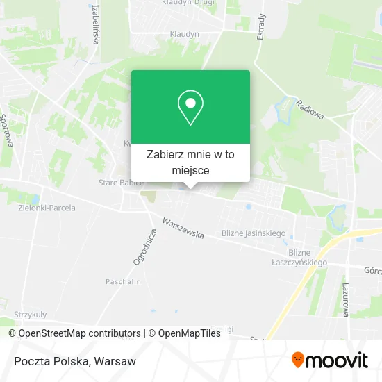 Mapa Poczta Polska