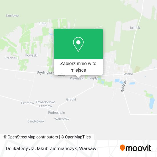 Mapa Delikatesy Jz Jakub Ziemianczyk