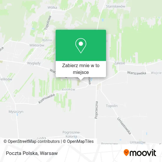Mapa Poczta Polska