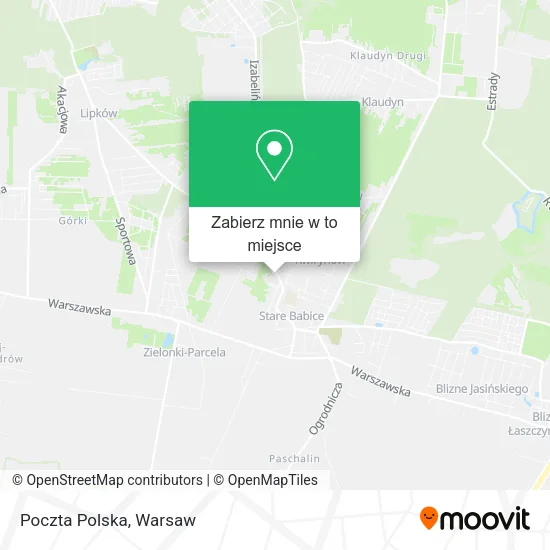Mapa Poczta Polska