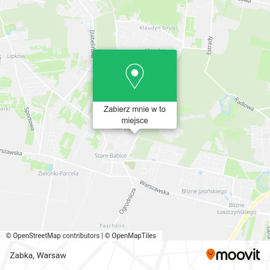 Mapa Zabka