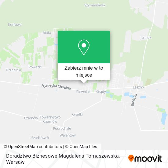 Mapa Doradztwo Biznesowe Magdalena Tomaszewska