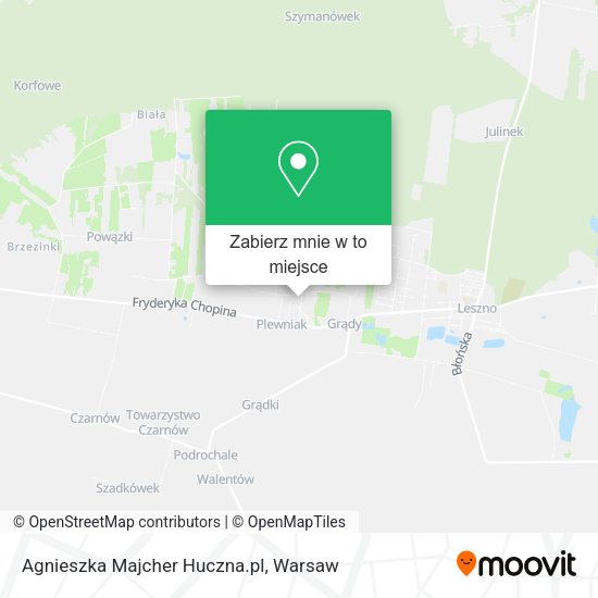 Mapa Agnieszka Majcher Huczna.pl