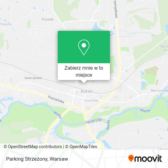 Mapa Parking Strzeżony