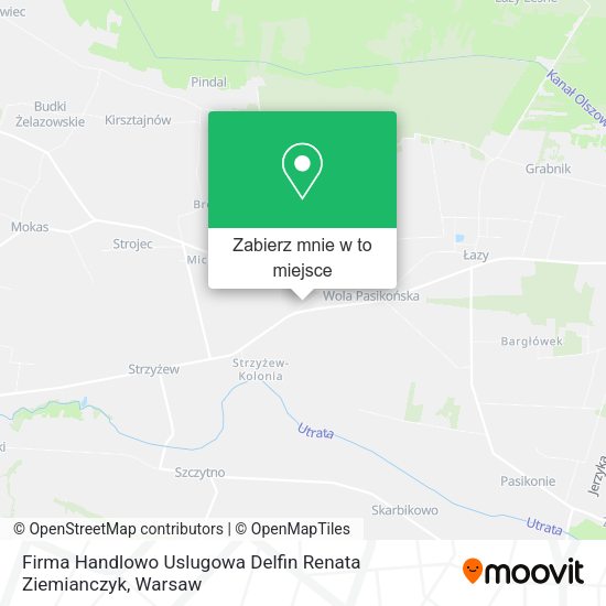 Mapa Firma Handlowo Uslugowa Delfin Renata Ziemianczyk