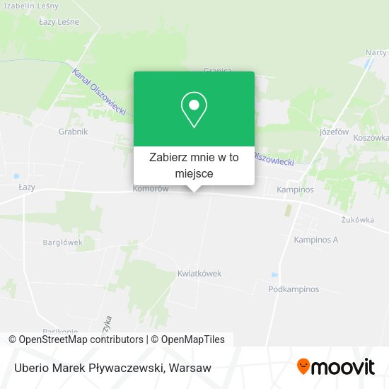 Mapa Uberio Marek Pływaczewski