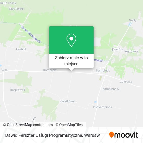 Mapa Dawid Ferszter Usługi Programistyczne