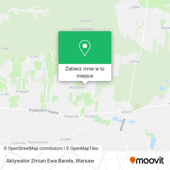 Mapa Aktywator Zmian Ewa Bareła