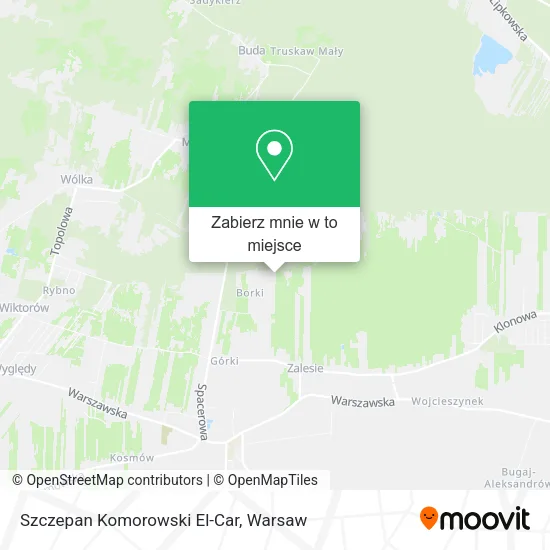 Mapa Szczepan Komorowski El-Car