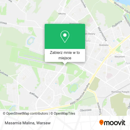 Mapa Masarnia Malina