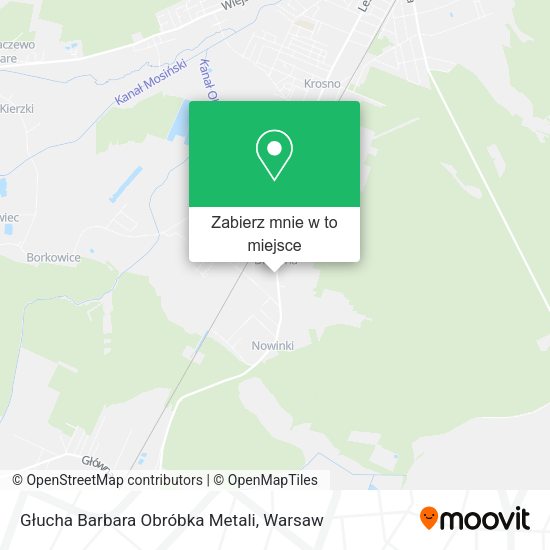 Mapa Głucha Barbara Obróbka Metali