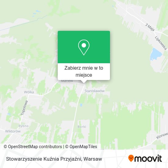 Mapa Stowarzyszenie Kuźnia Przyjaźni