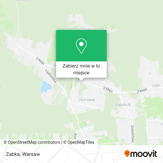 Mapa Zabka