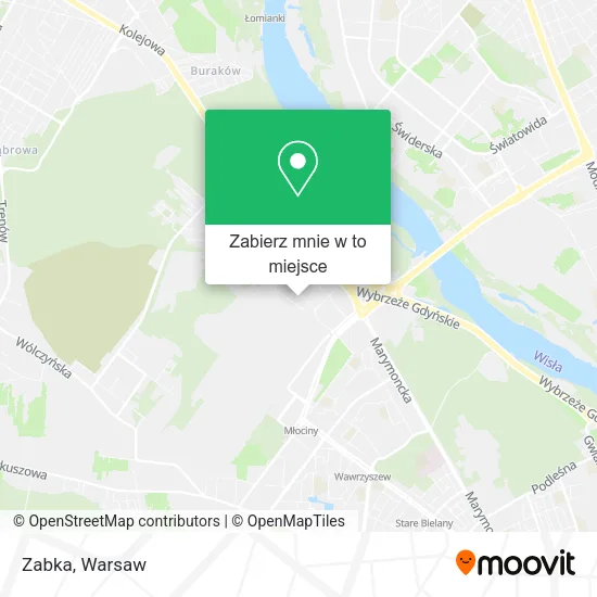 Mapa Zabka