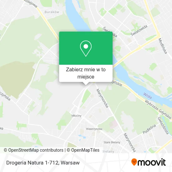 Mapa Drogeria Natura 1-712