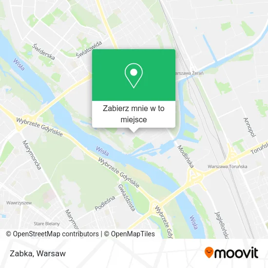 Mapa Zabka