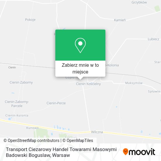 Mapa Transport Ciezarowy Handel Towarami Masowymi Badowski Boguslaw