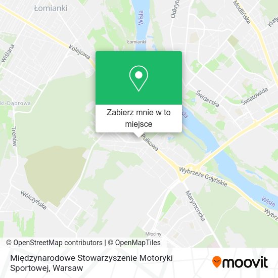 Mapa Międzynarodowe Stowarzyszenie Motoryki Sportowej