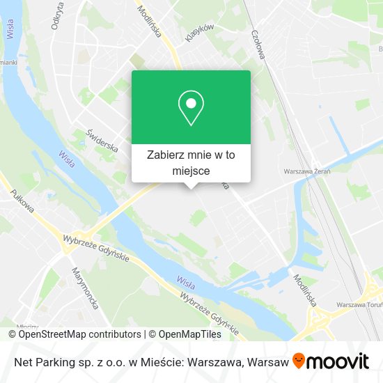 Mapa Net Parking sp. z o.o. w Mieście: Warszawa