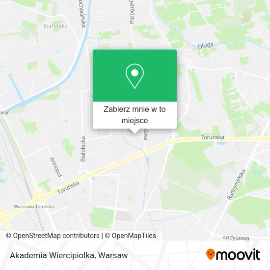 Mapa Akademia Wiercipiolka