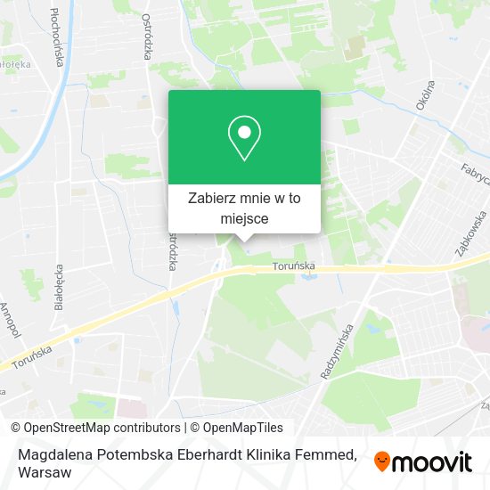 Mapa Magdalena Potembska Eberhardt Klinika Femmed