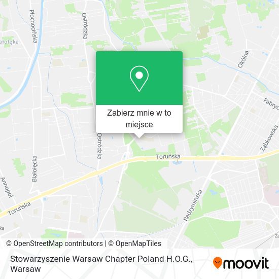 Mapa Stowarzyszenie Warsaw Chapter Poland H.O.G.