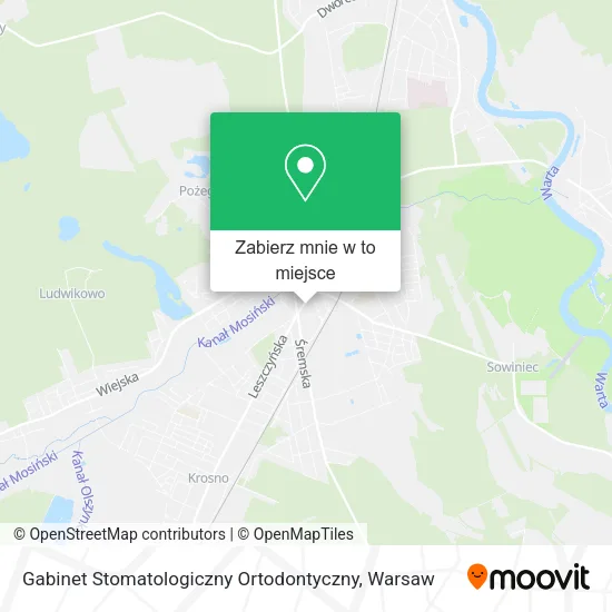 Mapa Gabinet Stomatologiczny Ortodontyczny