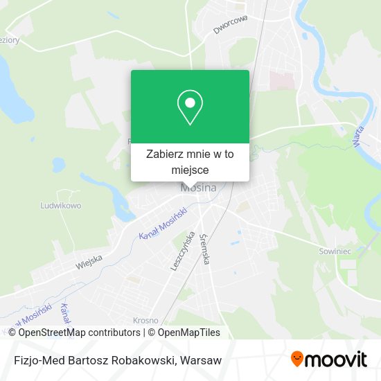 Mapa Fizjo-Med Bartosz Robakowski