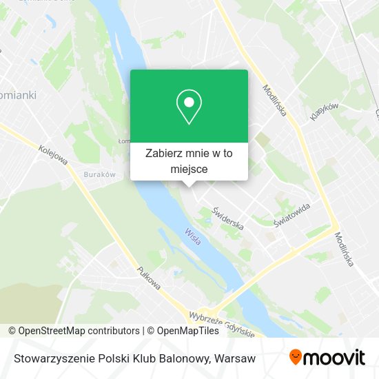 Mapa Stowarzyszenie Polski Klub Balonowy