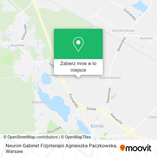 Mapa Neuron Gabinet Fizjoterapii Agnieszka Paczkowska