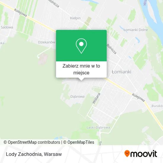 Mapa Lody Zachodnia