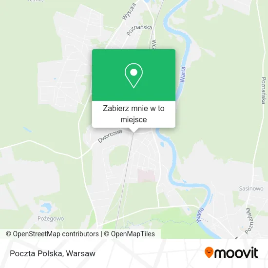 Mapa Poczta Polska