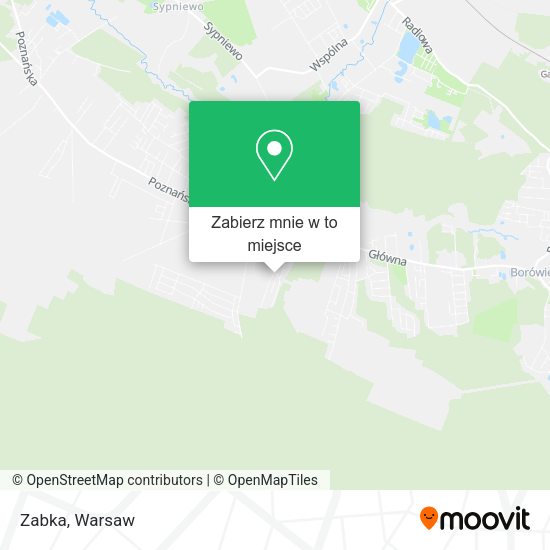 Mapa Zabka