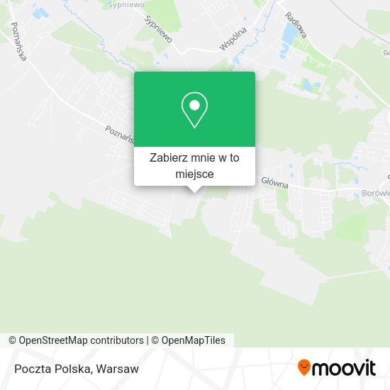 Mapa Poczta Polska