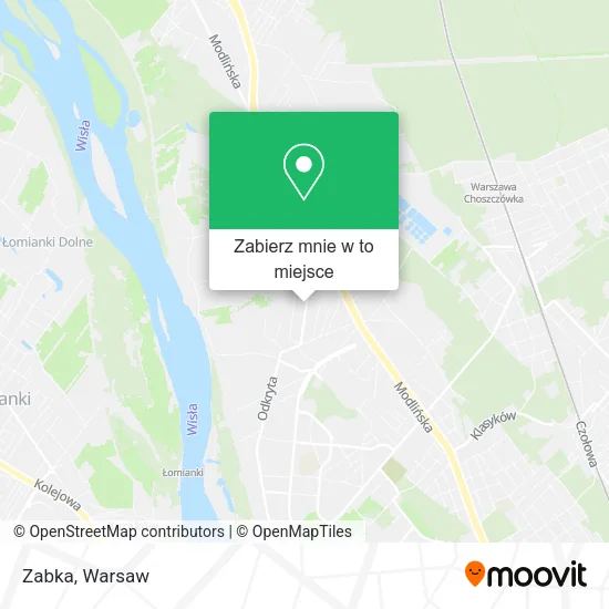 Mapa Zabka
