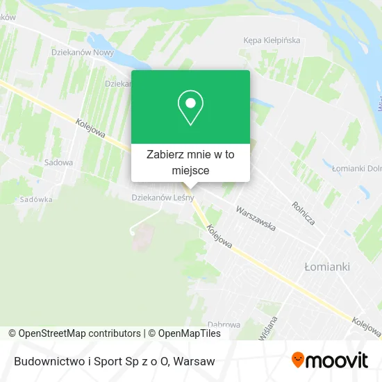 Mapa Budownictwo i Sport Sp z o O