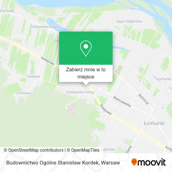Mapa Budownictwo Ogólne Stanisław Kordek
