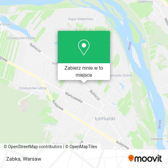 Mapa Zabka