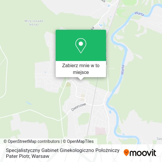 Mapa Specjalistyczny Gabinet Ginekologiczno Położniczy Pater Piotr