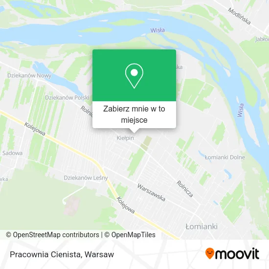 Mapa Pracownia Cienista