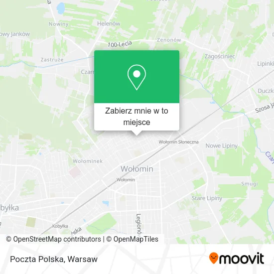 Mapa Poczta Polska