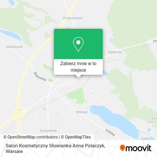 Mapa Salon Kosmetyczny Słowianka Anna Polaczyk