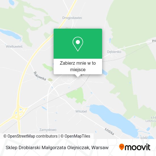 Mapa Sklep Drobiarski Małgorzata Olejniczak