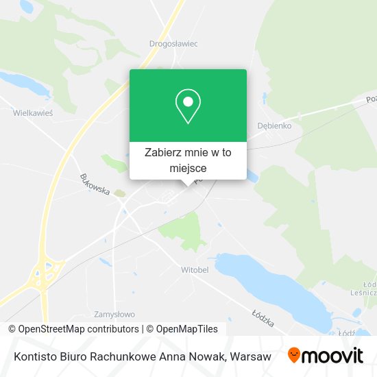 Mapa Kontisto Biuro Rachunkowe Anna Nowak