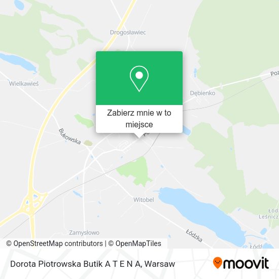 Mapa Dorota Piotrowska Butik A T E N A