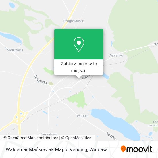 Mapa Waldemar Maćkowiak Maple Vending