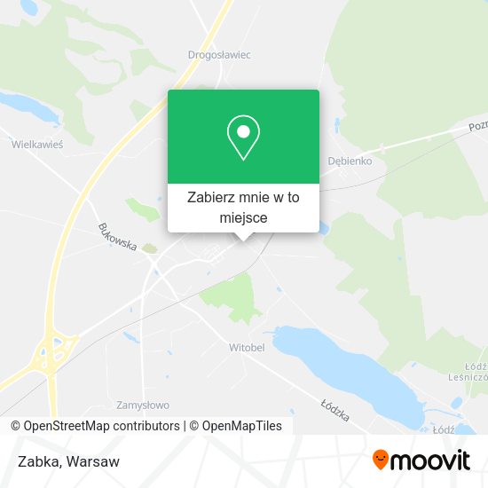 Mapa Zabka