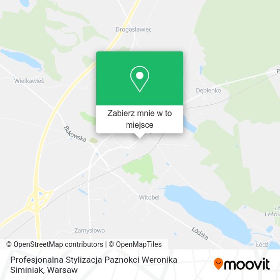 Mapa Profesjonalna Stylizacja Paznokci Weronika Siminiak