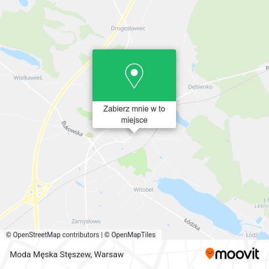 Mapa Moda Męska Stęszew